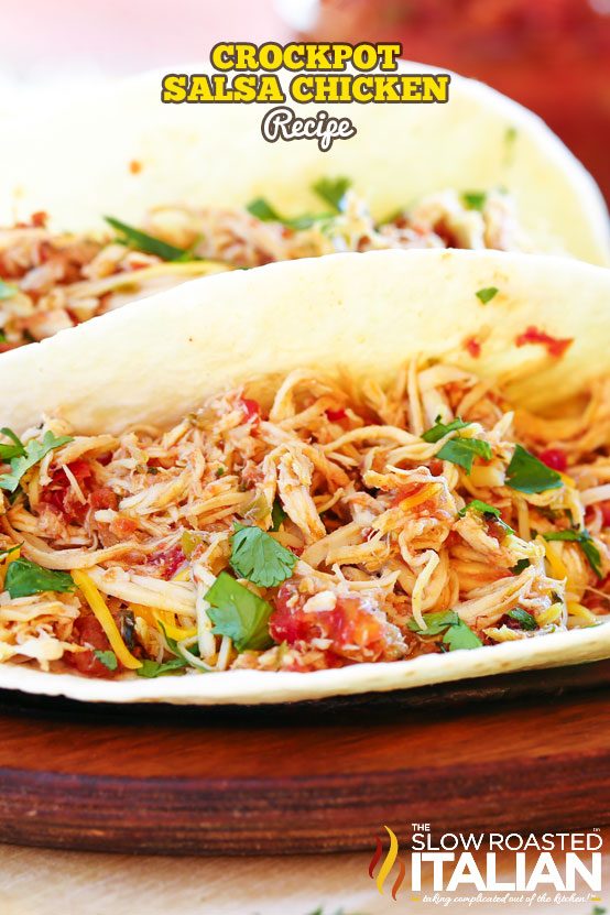 The 2-Ingredient Crockpot Salsa Chicken Tacos: Easy Weeknight Meal